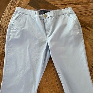 Tommy Hilfiger Pale Blue Cotton Pants Size 8